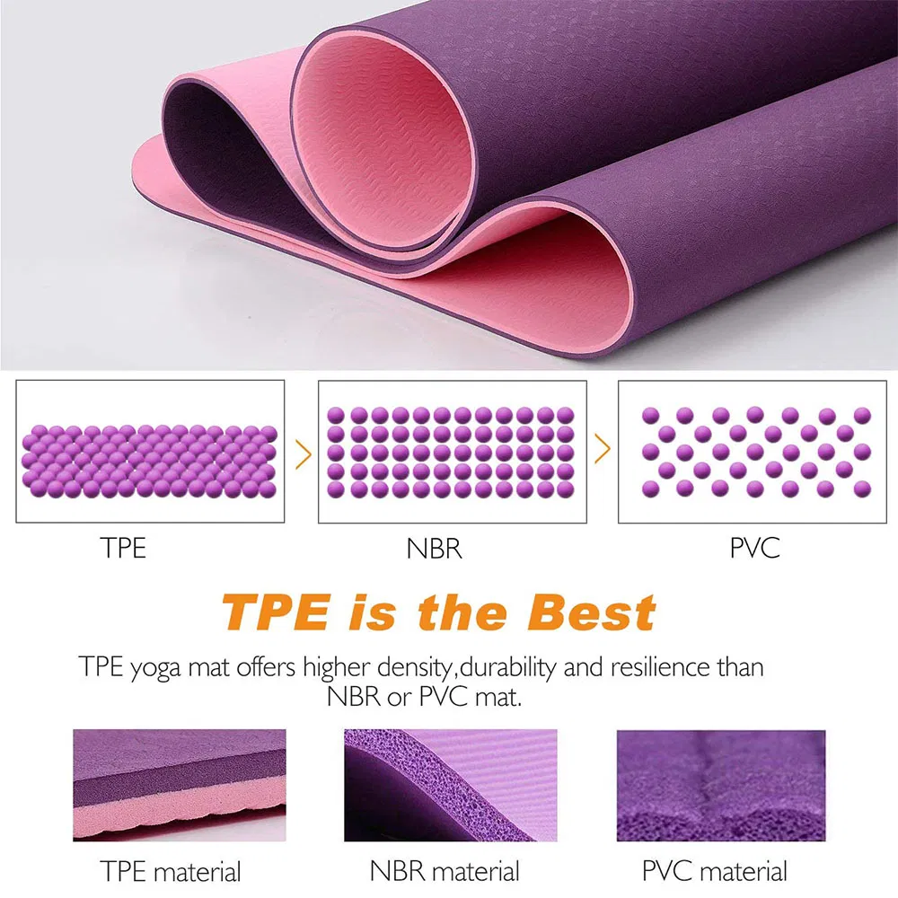 Yugland Custom Folding Durable Yoga Pad TPE Yoga Mat