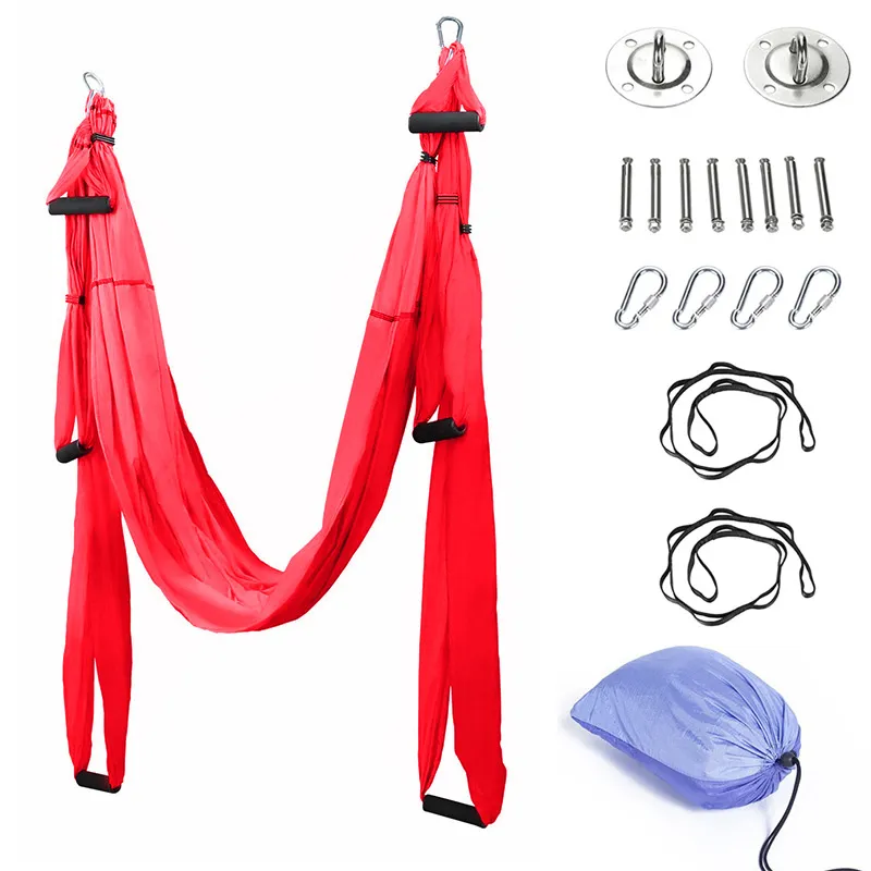 Yugland Hampool Health Fitness Family Available Yoga Swing Frame Hanging Hook Yoga Hammock