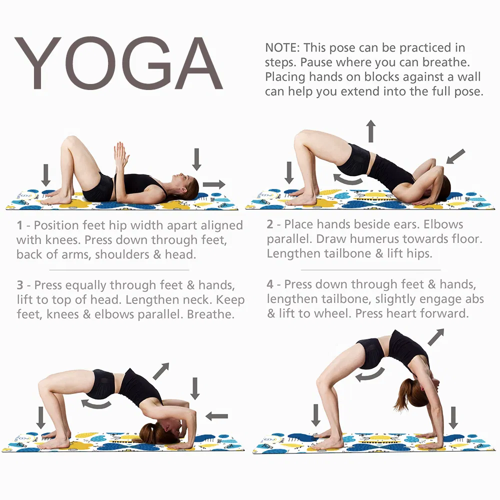 Yugland Tapis Tapetes Mat De Yoga Yogamat German Yog Yoga Matt Mat Non Slip, Natural PU Rubber Premium OEM Black Yoga Mat